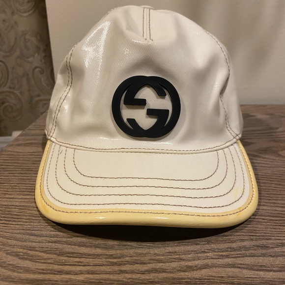Gucci leather cap - Picture 1 of 4